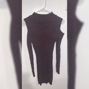 Purple with tint of black dress